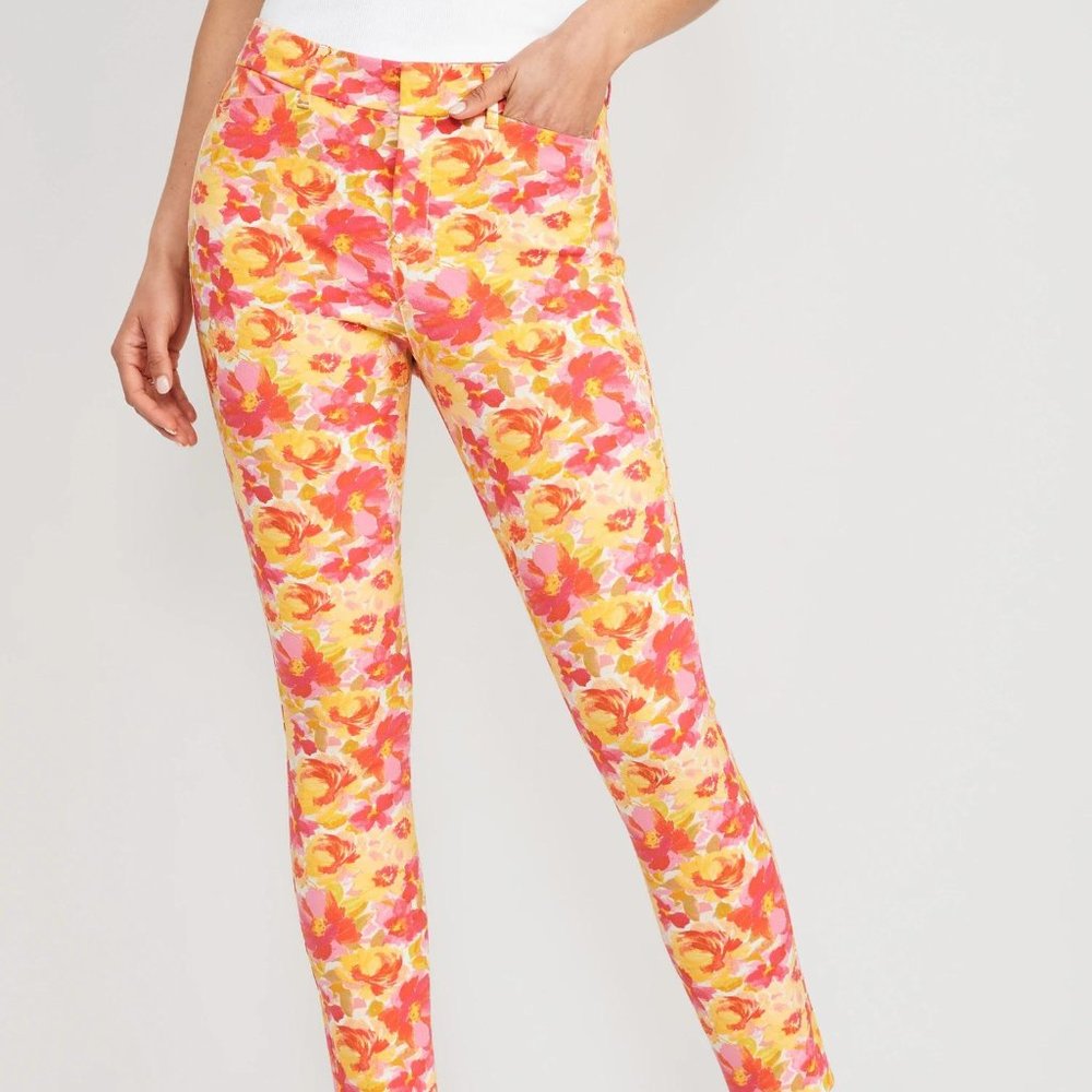 NWT Old Navy High-Waisted Pixie Skinny Ankle Pants for Women - Picture 1 of 9
